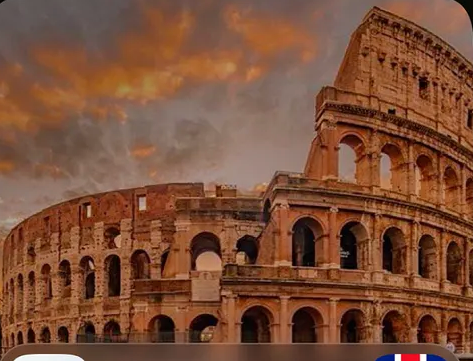 Rome at golden hour